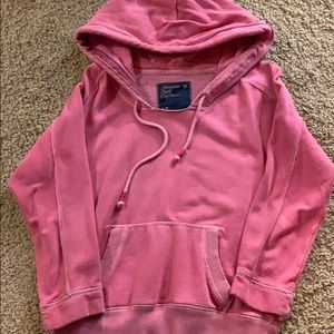 American Eagle Crop Hoodie